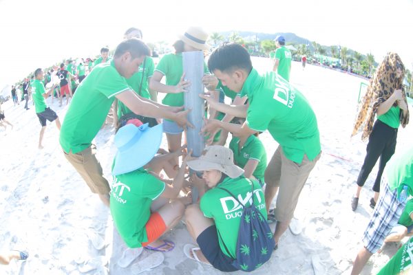 team building bãi biển